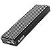 ORICO Obudowa NVMe M.2 SSD obudowa dysku twardego 10 Gbit/s USB3.2 / USB3.1 Gen2 typ C NVMe PCIe M-Key USB adapter do rozmiaru 2230/2242/2260/2280 M.2 NVMe SSD, obsługa UASP-M. 2PV, ciemnoszary