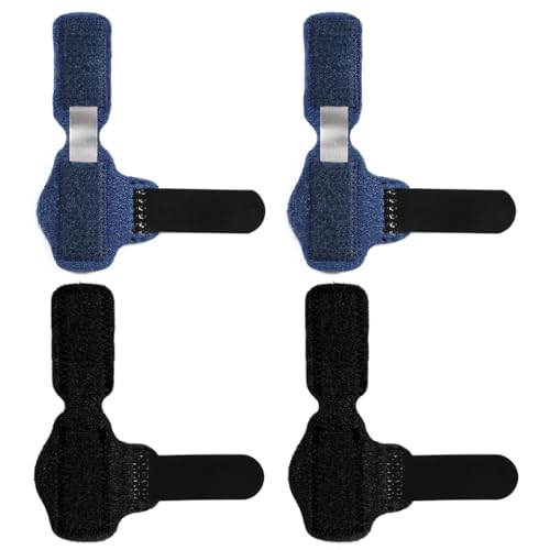 WMUVAZA Stecche per Dita dei Piedi, 4 pezzi Rraddrizza Dita Martello, Dita ad Artiglio, Tutore Correttore per Dita, Stecche per Raddrizzare Dita dei Piedi, Raddrizzatore per Dita a Martello