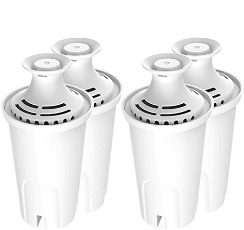 Listado de Pure It Filtro de esta semana. 46 IT'S PURE EXPERT Filtro de agua compatible con Brita Classic OB03, Mavea 107007 y más, certificado NSF, suministro de filtro de 1 año, 4 paquetes
