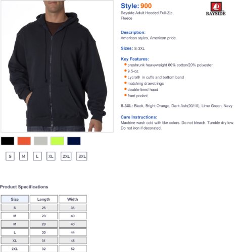 Bayside Apparel mens Ba9002