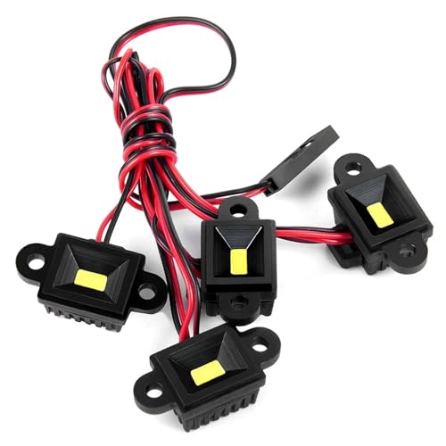 Luces coche RC que solucionan la falta de luz inferior en pasos de rueda TRX6 1/10