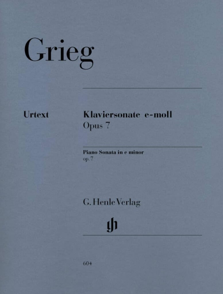 Piano Sonata e minor op. 7 - piano - (HN 604): Instrumentation: Piano solo