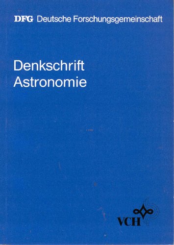 Preisvergleich Produktbild Denkschrift Astronomie (DFG-Publikationen)
