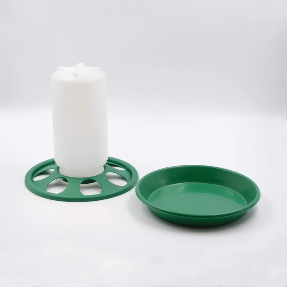 Mangiatoia E Abbeveratoio Per Pulcini - Plastica Trasparente, 1kg E 1L | Per Galline, Quaglie E Chiocce - Foto 9