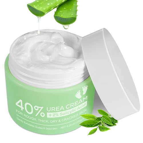 150g Urea Foot Cream,Cracked Heel Repair Cream For Feet and Hand, Callus Remover For Dry And Hard Skin,Urea Cream for Feet with Hyaluronic Acid,Tea Tree,and Aloe Vera for Deep Moisturizing - Image 4