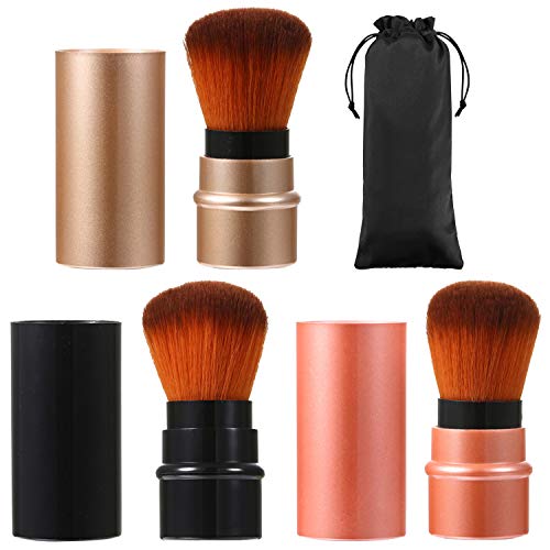 Pinceau fard à joues rétractable pour vos retouches de maquillage en voyage