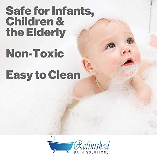 Refinished Bath Solutions SYNCHKG119976 The Original Refinished Bathtub Mat - No Suction Cup Bath Mat, Designed For Textured And Refinished Bathtubs Made Of Rubber Not Cheap Plastic thumb #4