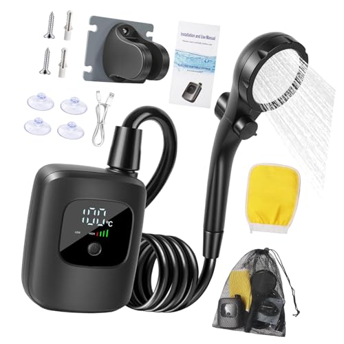 Équipement de douche de voyage thermique ABS économie d'eau