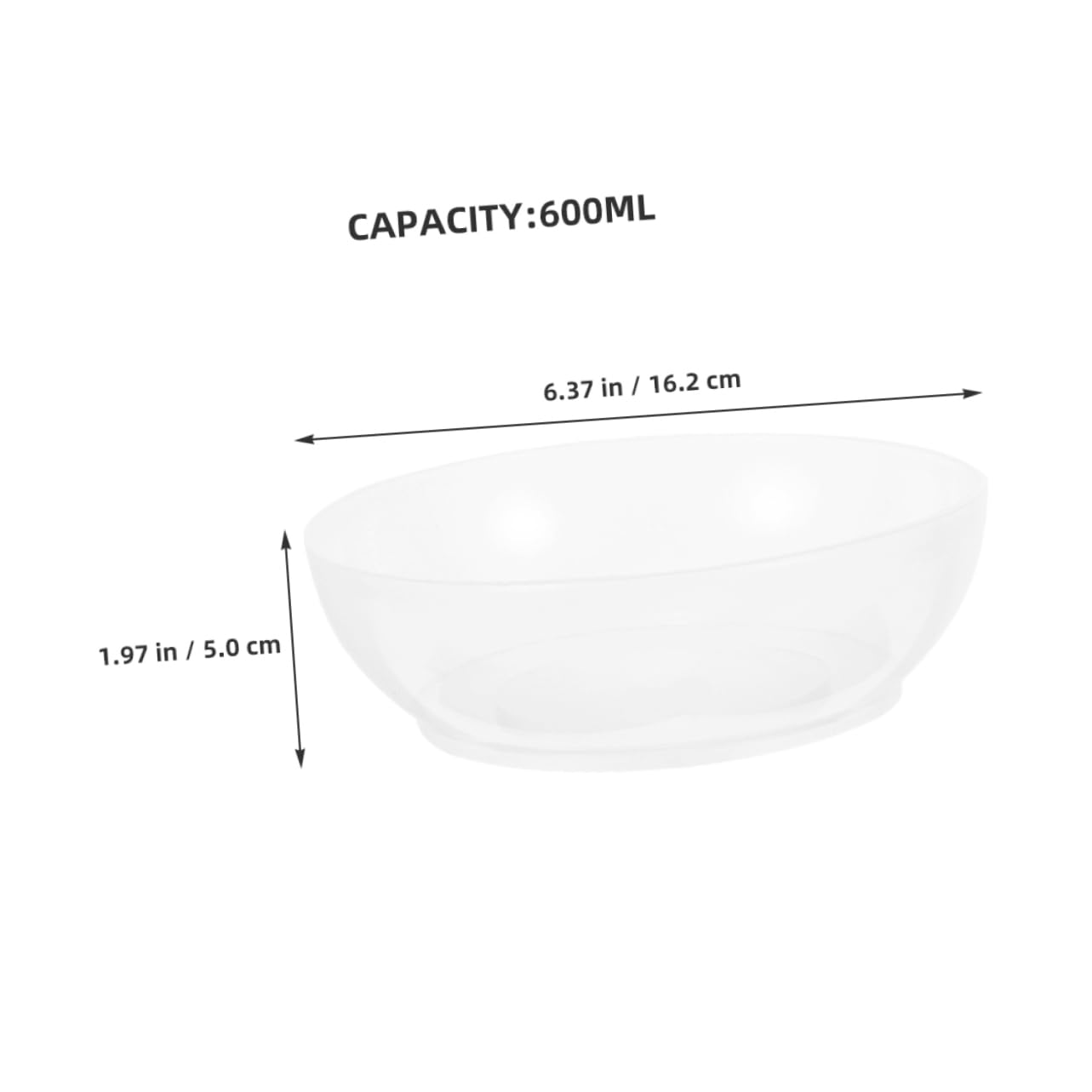 PRETYZOOM Food Scale Tray Set 3 Pack Plastic Weighing Bowl Measurement Lines Digital Scale Weighing Dish Kitchen Scale