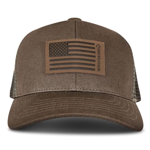 Image of Wolverine Trucker Hat | Mesh Back | Snapback | Adjustable | Rugged | Durable | Workwear