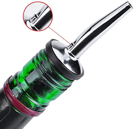Miniatura 7 de Vertedores de botellas de licor, boquilla de aceite de oliva de acero inoxidable, boquillas de vertido rápido para botellas de licor, tapón de
