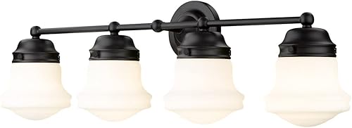 Miniatura 5 de Z-Lite 4 luces tocador 735-4V-MB, negro