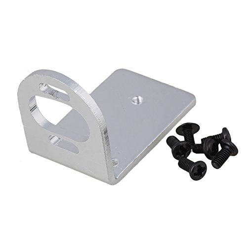 BQLZR RC Motor Base Metal Motor Mounting Holder Seat Base Silver Aluminum Alloy A580051 L Shape 380...