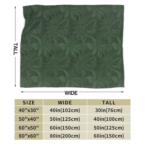 Couverture légère toutes saisons plaid vert lit canapé 203 x 152 cm