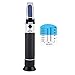 Salinity Refractometer, Handheld 0 to Salinity Refractometer Salinometer Portable Sea Water Salt Concentration Tester Meterwith Automatic Temperature Compensation