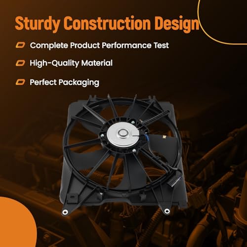 Image of maXpeedingrods Engine Radiator Cooling Fan Assembly for Honda CR-V L4 2017-2022 601550, 190155PAA01 HO3115169