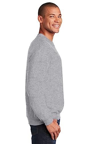 Image of Gildan Men's Cotton Spandex Polyester Blend Crew Neck Sweatshirt