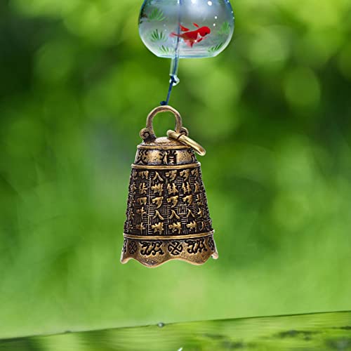 Small Brass Bells 4Pcs Vintage Raft Bells Brass Jingle Bell Vintage Wind Chimes Bells For Hanging Wind Chimes Making Dog Training Doorbell #TOP4