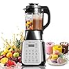 Glass Blenders for Kitchen – Stainless Steel Professional Blender for Smoothies 1500W Motor, Food Processor Combo 9 Adjustable Speeds, 14 Preset Programs, BPA-Free Glass Jar blender, Nut Milk, Soups