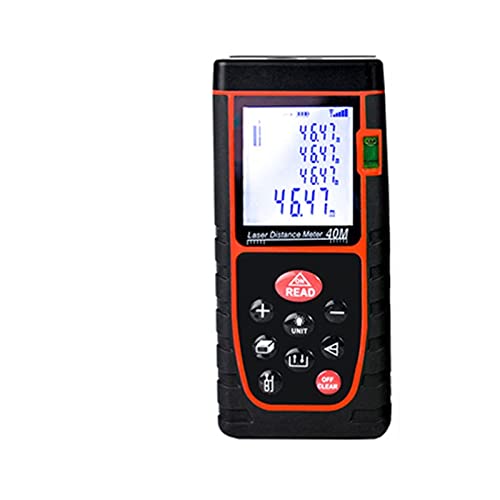 Medida de distancia Telémetro Nivel láser Telémetro Medidor de distancia 40M 60M 80M 100M Telémetro láser Buscador de regla Diastímetro Cinta métrica D1013 Alta precisión y precisión (Color : 100