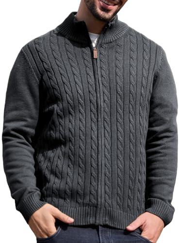 Cardigan Homme à Fermeture Éclair pour remplacer les pulls qui grattent