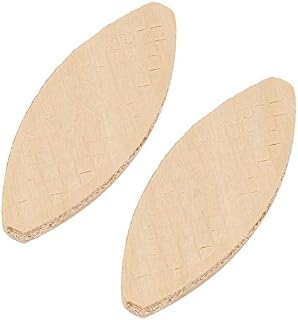 100pcs Wood Joining Biscuits Wood Board Docking Tool Joiner Accessories 0# 10# 20#(10#)