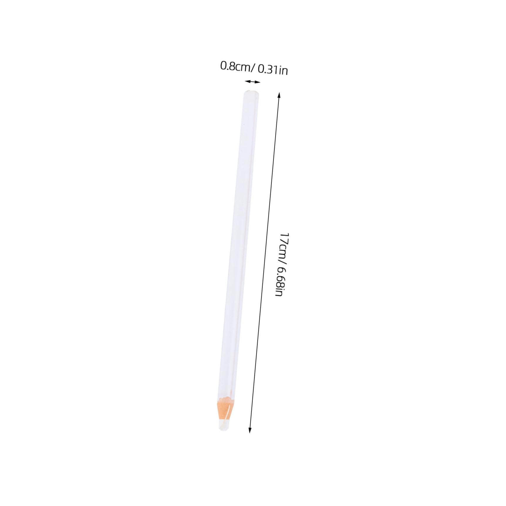 STOBOK Peel-Off Marker Pen Multi-Usage pour Dessin Et Couture Crayon De Marquage à Base De Graisse pour Boîte De Couleur Blanche
