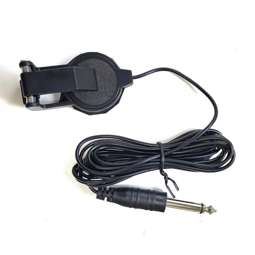 Micro piezo à clipser haute sensibilité TRADERPLUS pour guitare et ukulélé sans larsen