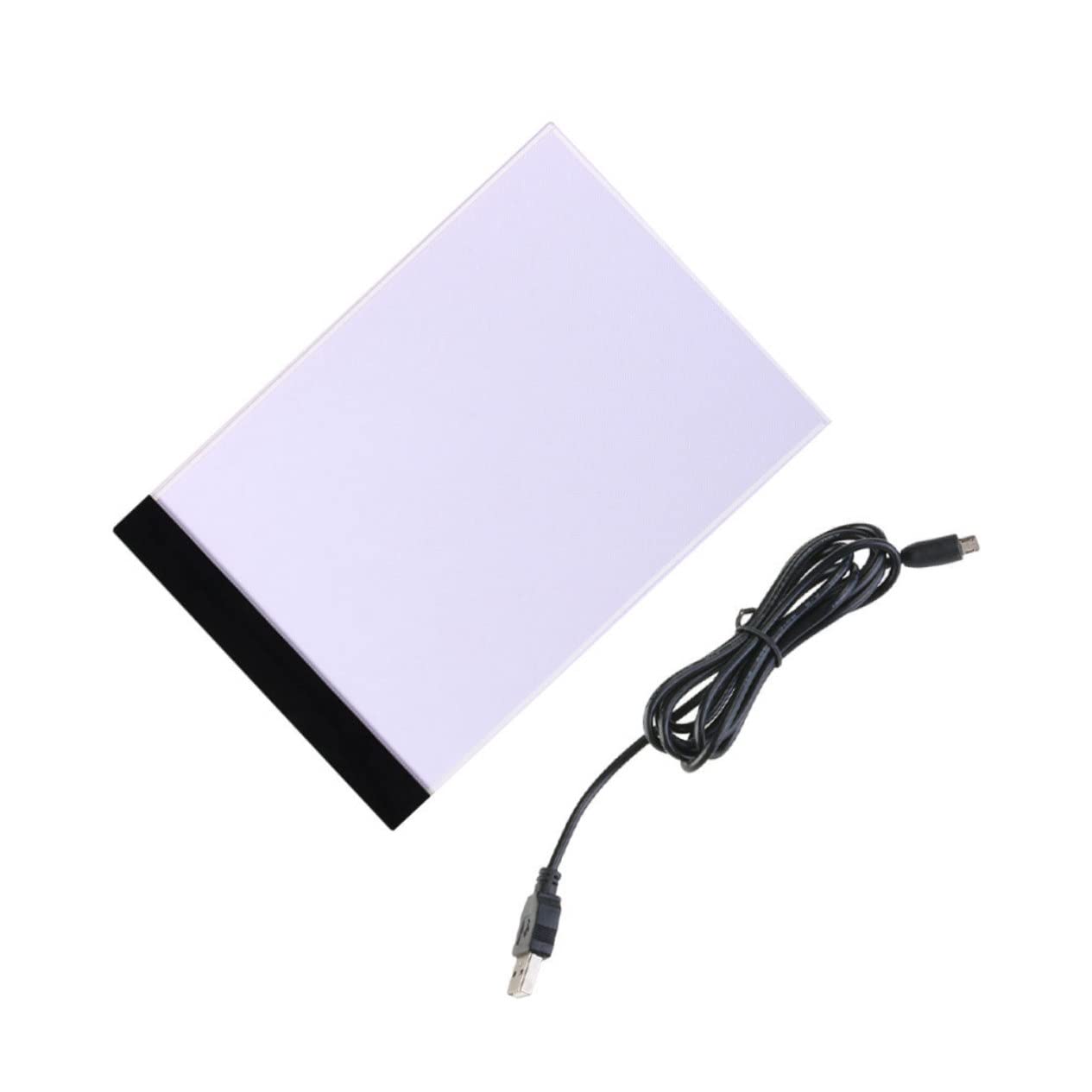 ULDIGI Drawing Thin Pad LED Copy Board Portable Drawing Tablet Copy Lightbox Painting Board for A4 LED Painting Board Light Pad LED Artcraft Tracing Light Table A4 Light Board White