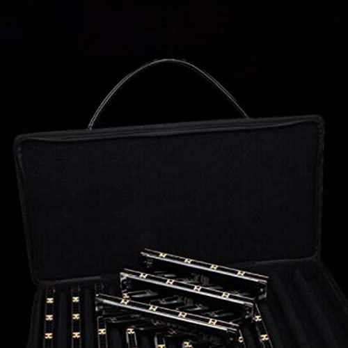 KMDSM Harmonica, Imported Gongs 7-tone Set Harmonica, niveau débutant professionnel, polyphonie (Color : Silver-12 tone) - Les Beatles, Paul McCartney, John Lennon, RIngo Starr, George Harrison KMDSM Harmonica, Imported Gongs 7-tone Set Harmonica, niveau débutant professionnel, polyphonie (Color : Silver-12 tone) – Image 5