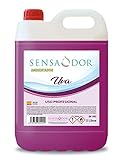 Ambientador SENSAODOR, 5 Litros, Morado, Garrafa, Profesional, Empresas, Negocio, Limpieza, Neutralizador, Quitaolor, Buen olor, Aromatizador (Uva)