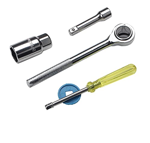 Kit Chave Catraca Canhão Cachimbo Com 40 Peças Soquetes