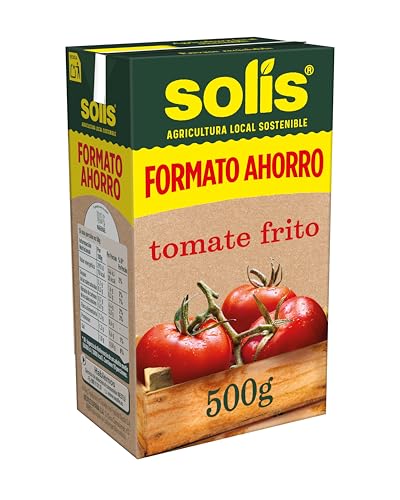 SOLÍS Tomate Frito Formato Ahorro, Brick 500 g