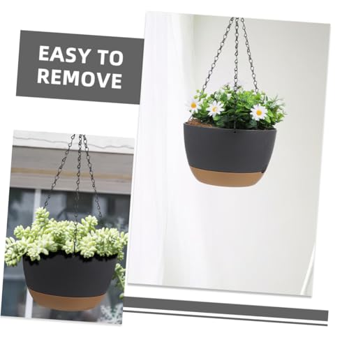Pot de fleurs suspendu BESPORTBLE de qualité supérieure pour décoration - 4