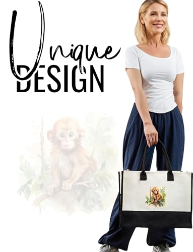 Bolso Tote para mujer InnoBeta Monkey Gifts miniatura 4