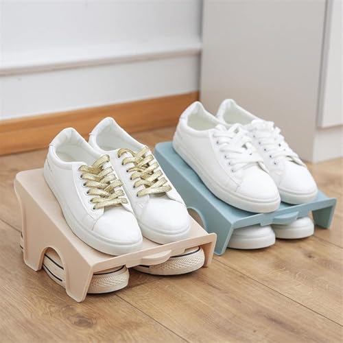 Support à chaussures antidérapant Shoe nizer : design bleu peu encombrant