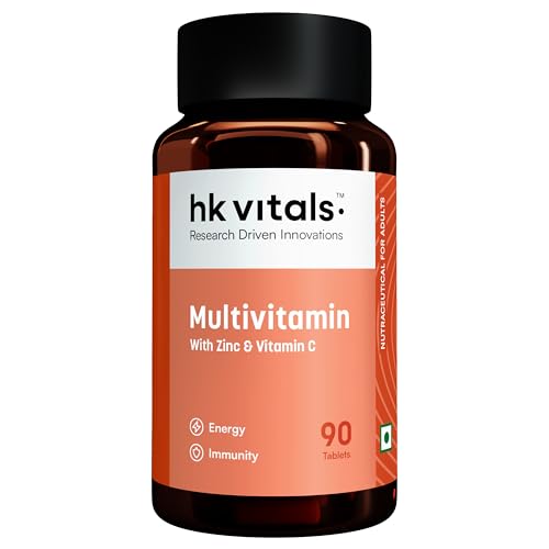 Image of hk vitals Multivitamin (90 Tablets) | For Men and Women | With Zinc, Vitamin C, Vitamin D3, Multiminerals & Ginseng Extract