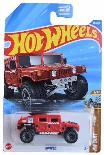 Hot Wheels Humvee rojo escala 1:64 miniatura 1