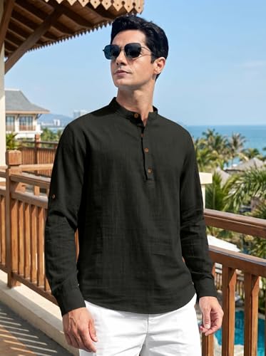 Image of ROYALSCOUT Men's Cotton Blend Full Sleeve Kurta Shirts Pack of 1 Designed for Festive Moments, Cultural Functions, or Casual Gatherings
