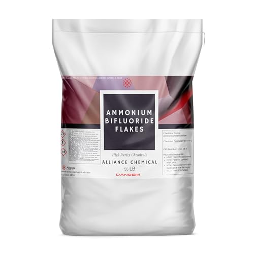 Ammonium Bifluoride Flakes - 4 Pack (20 lbs.) - Versatile Etching and Cleaning Agent