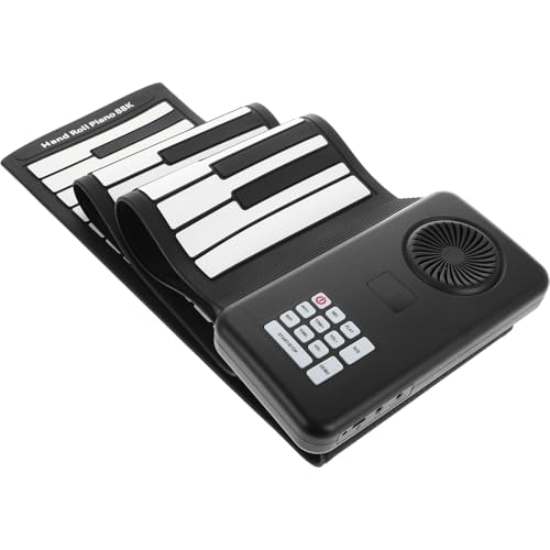 Alasum 88 Rollos Teclado De Piano Enrollado A Mano De 88 Teclas Piano Electrónico De 88 Teclas Piano Eléctrico Pianos Piano Para Principiantes Piano Enrollable Plegable Instrumento