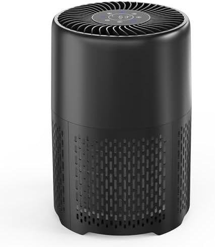 Air Purifiers for Home Large Room Bedroom Pets, H13 HEPA Air Filter, Filters Smoke Dust Mold Odor Allergies, UV-C Light Helps Reduce Germ, Portable Air Cleaner with Remote Timers Child Lock for Home