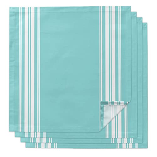 Servilletas de Tela Set de 4 20x20 Pulgadas Rayas Azul miniatura 1