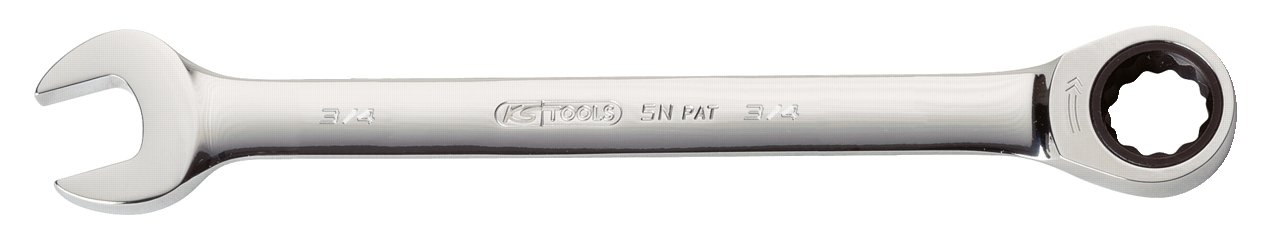 Ks Tools Chrome 503.4103 3/8-Inch Gearplus Comb Ratchet Spanner