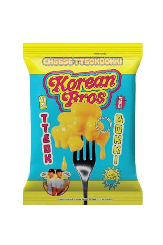 Korean Bros Cheese Tteokbokki (360g) Creamy Rice Cakes: retailer-supplied image