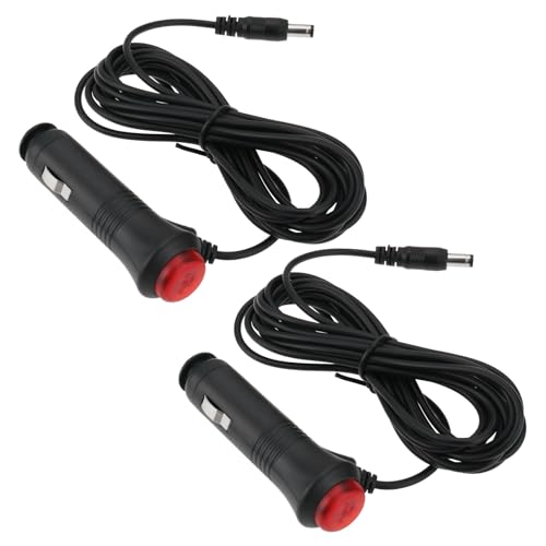 eMagTech 2 Stück 12 V Auto-Netzteil-Adapterkabel 3 M Kompatibel mit Cello LED-Fernsehern für Auto Wohnmobil Caravan LKW Boot TV-Kabelschalter