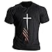 4th July Shirts for Boys Crewneck Short Sleeve Stars Stripes Printed July 4th Blouse Independence Day Patriotic Comfortable Fashion Casual Summer Tops