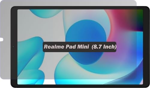 Image of Privacy Anti Peep Matte Screen Guard Compatible With Realme Pad Mini (8.7 Inch Tablet) Anti Spy Blue Light Block Screenguard Not a Tempered Glass Screen Protector