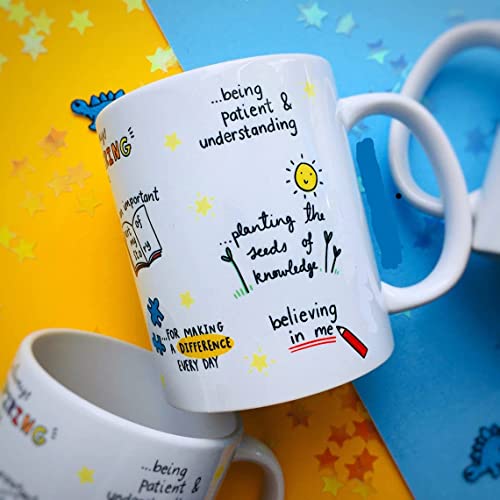 Image of DAYS Thank You Teacher Mug Best Teacher Gift Teacher Mug Best Gift for Teacher on Birthday Teacher's