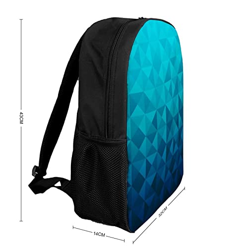 Sac à dos enfants imperméable bleu 17 pouces imprimé 3D - 2